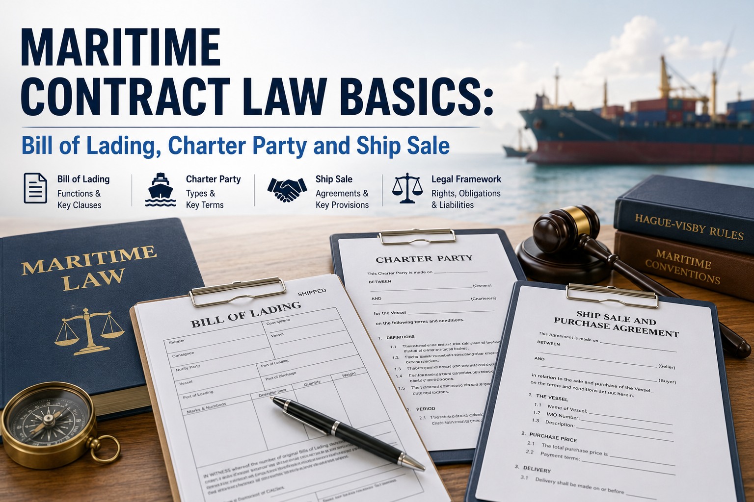 maritime-contract-law-basics-bill-lading-charter-party-ship-sale