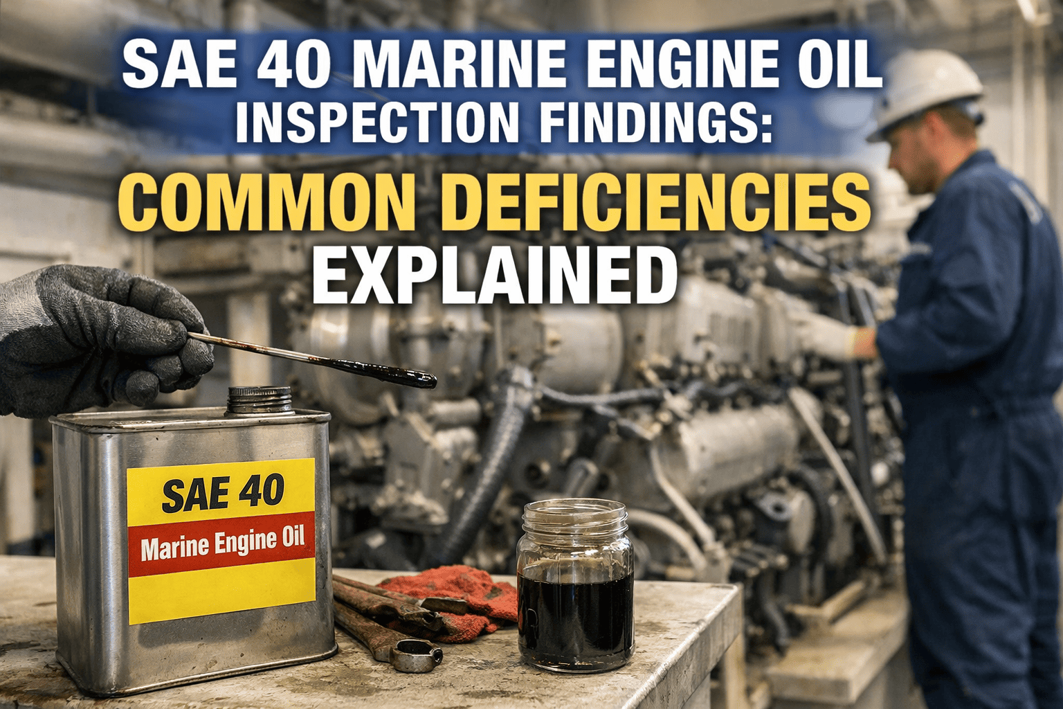 sae-40-marine-engine-oil-inspection-findings-deficiencies