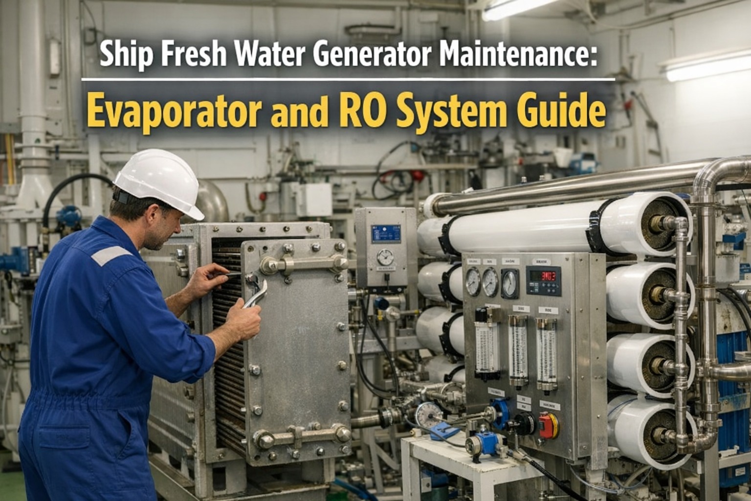 ship-fresh-water-generator-maintenance-evaporator-ro-system